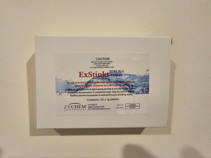 ExStinkt Pure H₂O Chlorine Dioxide Tablets